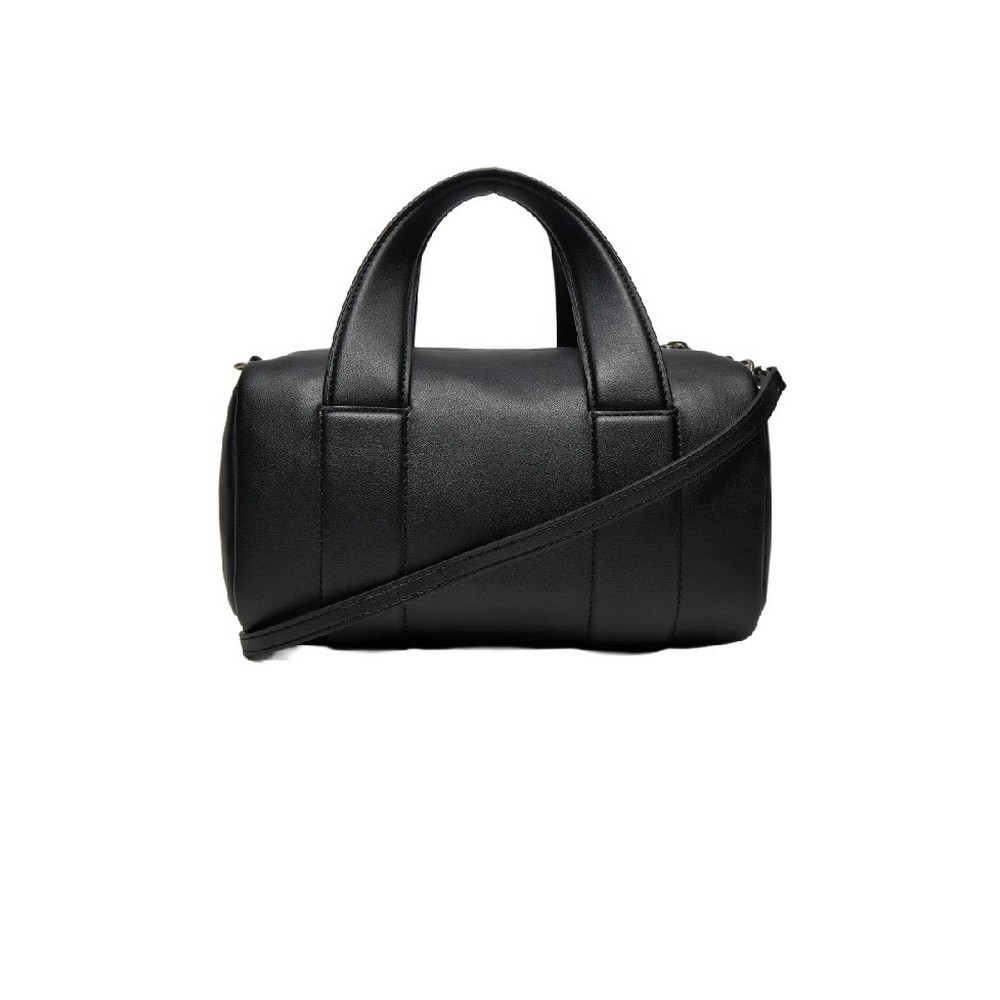 CALVIN KLEIN JEANS SCULPTED SQUARE BARREL BAG MONO BLACK